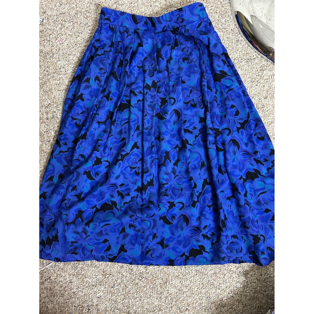 Women's Pendleton Vintage  2 Piece skirt set size 8 blue - Picture 2 of 5